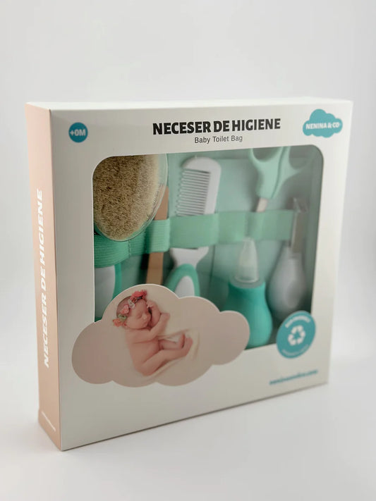 Set de higiene bebé toilet bag Mint Nenina & Co