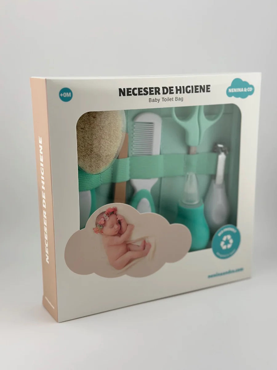 Set de higiene bebé toilet bag Mint Nenina & Co