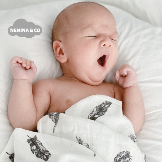 Muselina de algodón orgánico para bebés - nüshu
